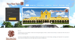 Desktop Screenshot of mayamoontours.com